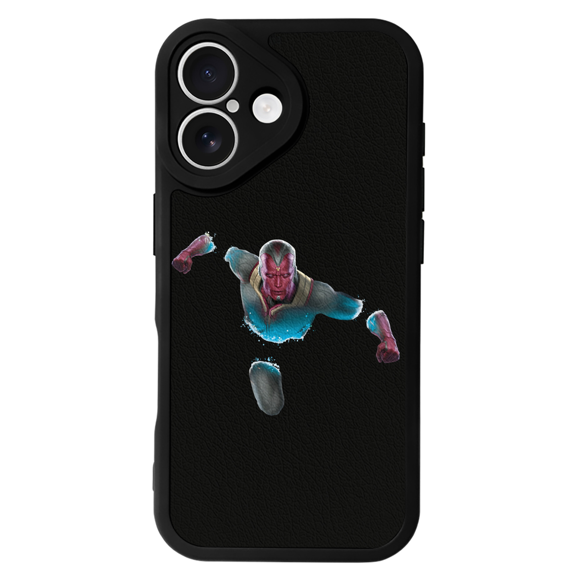 （画像用） アベンジャーズ The Avengers 【iPhone 16シリーズ対応】シリコンスマホケース（レザー調） 材質：シリコン